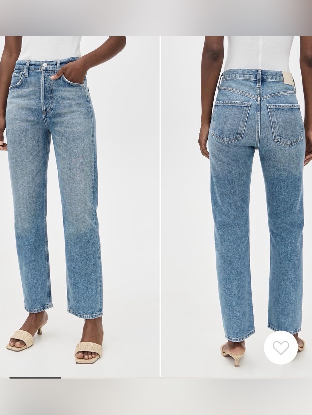 Citizens of Humanity Blaine High Rise Straight Jeans, Size 28